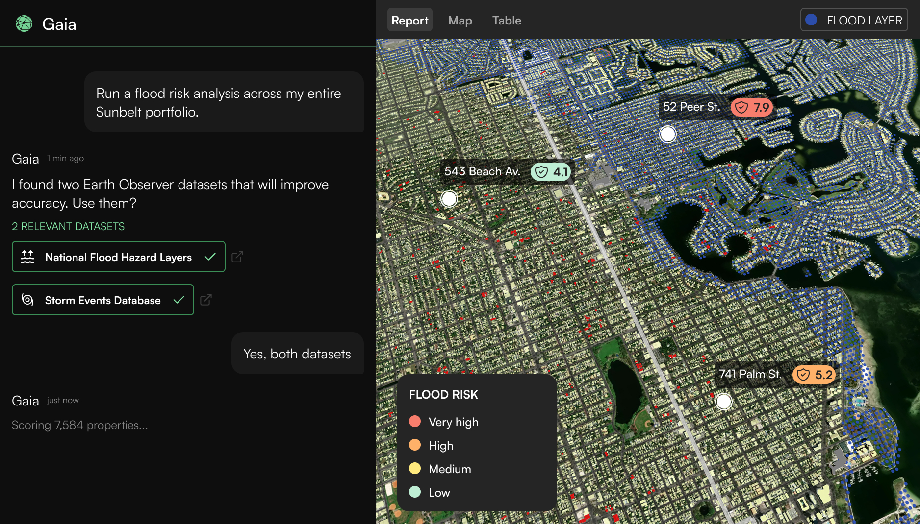 Gaia – AI Assistant interface